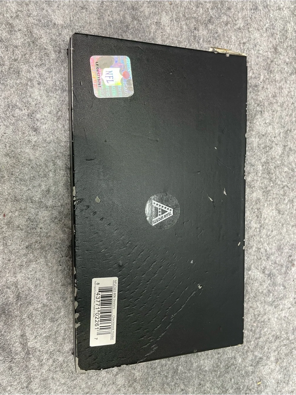 Pittsburgh Steelers Leather Wallet Mens One Size Black NFL Football Team Sports